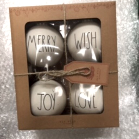 Rae Dunn Christmas Ornaments - Picture 1 of 5
